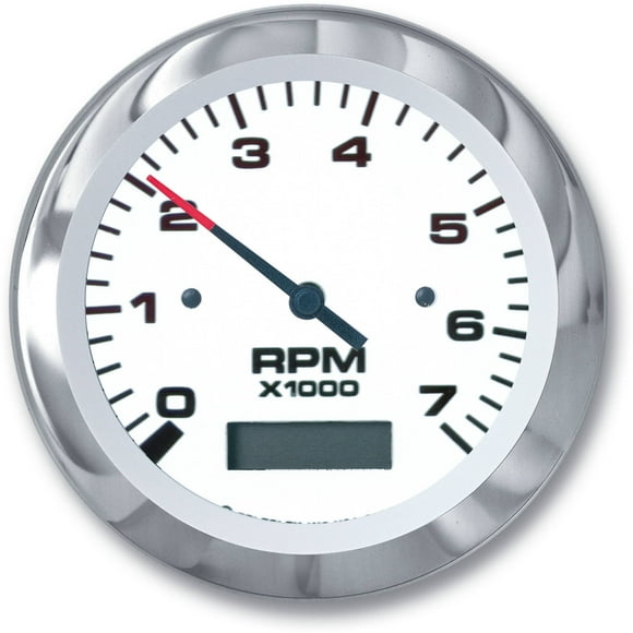 Sierra International 0-7000 RPM Dial Range Eclipse Tachometer & Hourmeter for Gas Engine 3 3 Teleflex 68400P Sierra International 0-7000 RPM Dial Range Eclipse Tachometer & Hourmeter for Gas Engine 3 3 Teleflex 68400P
